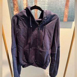 Popflex Cloud Hoodie in Navy, Size S M